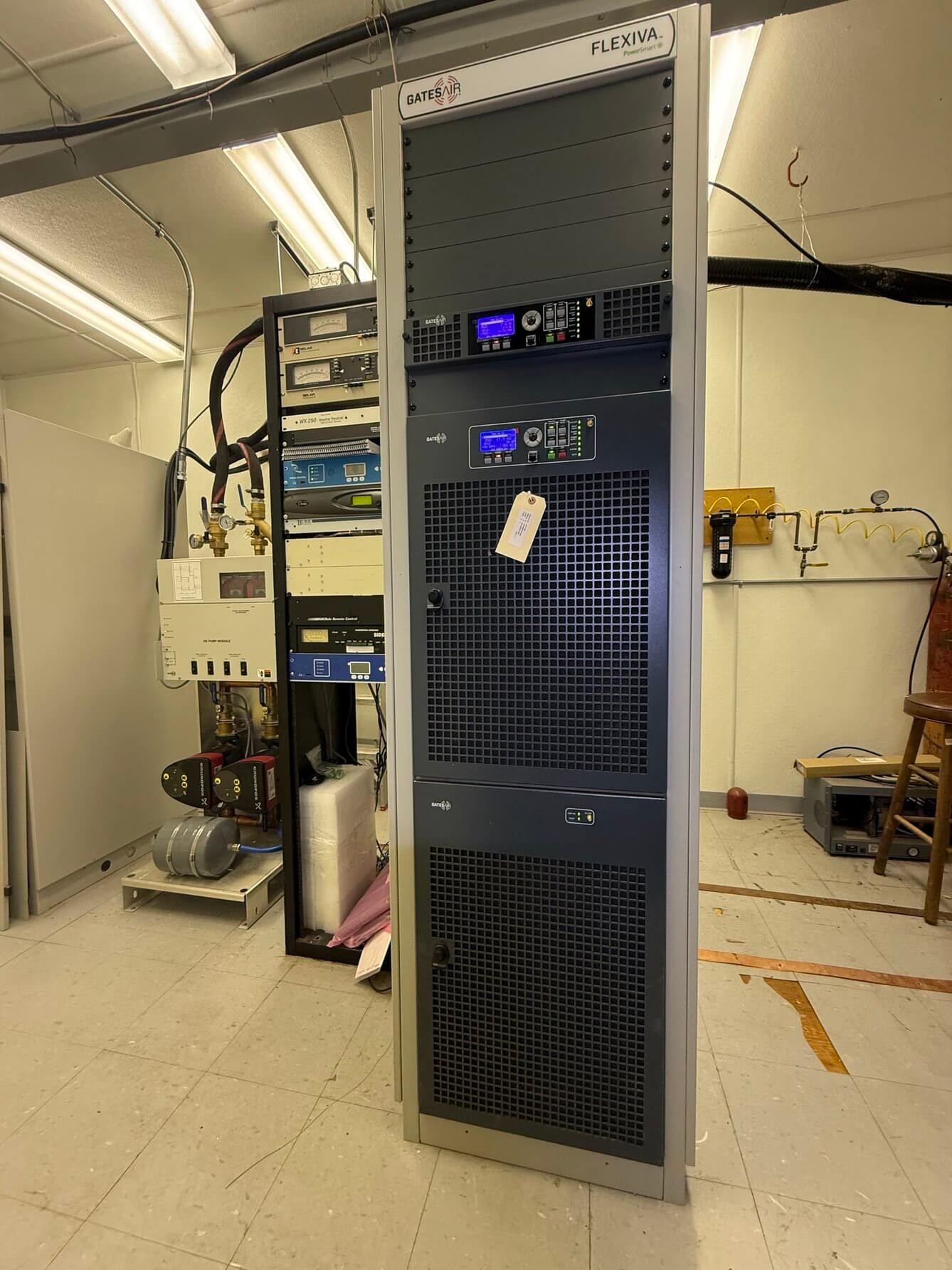 Broadcast equipment rack